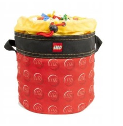 LEGO bag for building blocks red