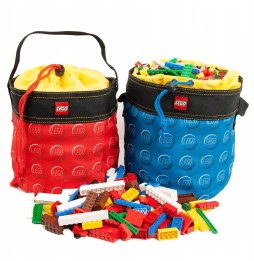 LEGO bag for building blocks red