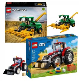 LEGO Technic John Deere Combine and Tractor