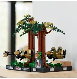 LEGO Star Wars Diorama: Urmărire pe speeder prin Endor