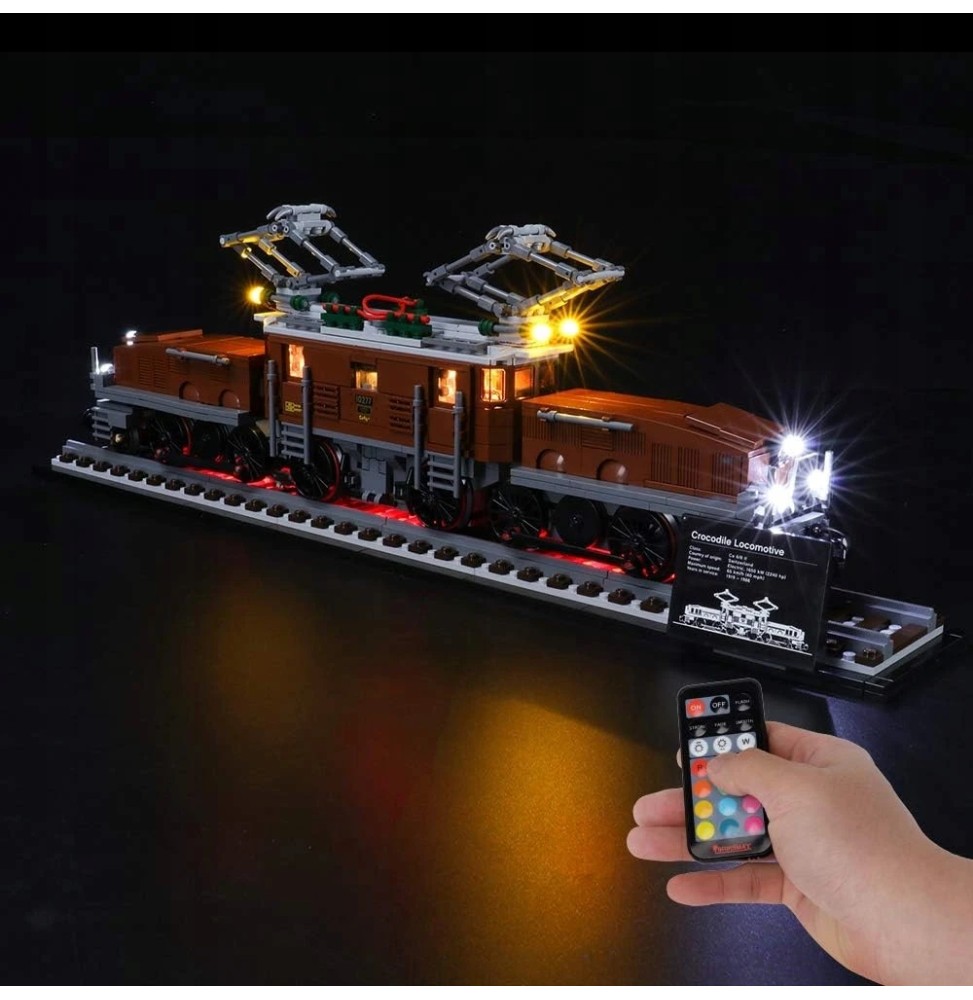 Briksmax LED for LEGO Crocodile Locomotive 10277