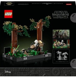 LEGO Star Wars Diorama: Urmărire pe speeder prin Endor