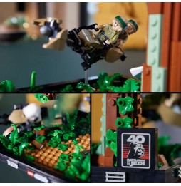 LEGO Star Wars Diorama: Urmărire pe speeder prin Endor