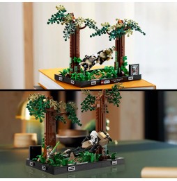 LEGO Star Wars Diorama: Urmărire pe speeder prin Endor