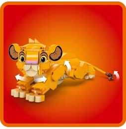 LEGO Disney Król Lew Lwiątko Simba 3w1 Klocki