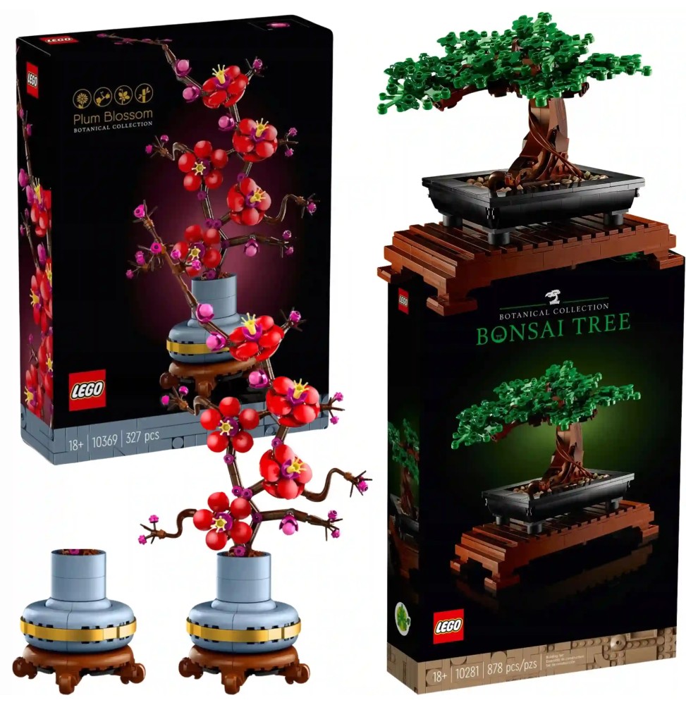 LEGO Floare de Prun și Bonsai Set