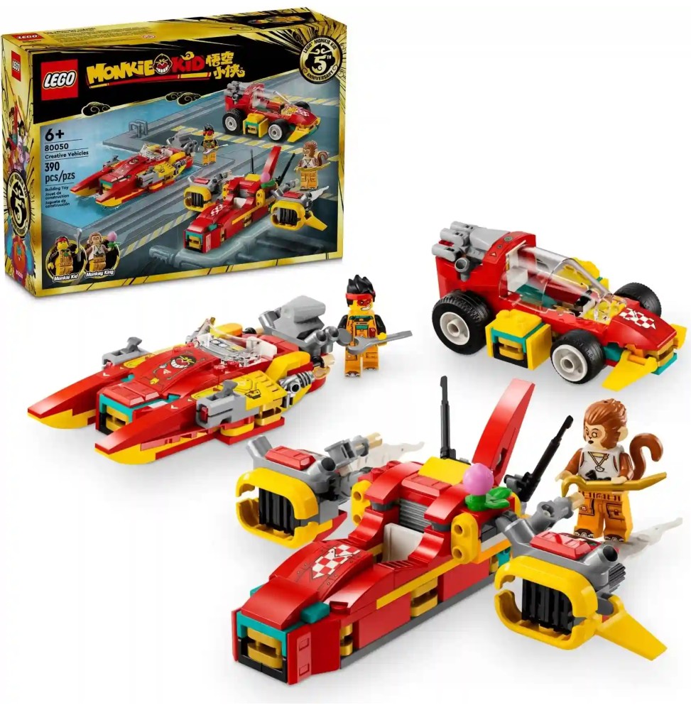 LEGO Monkie Kid 80050 Pomysłowe pojazdy