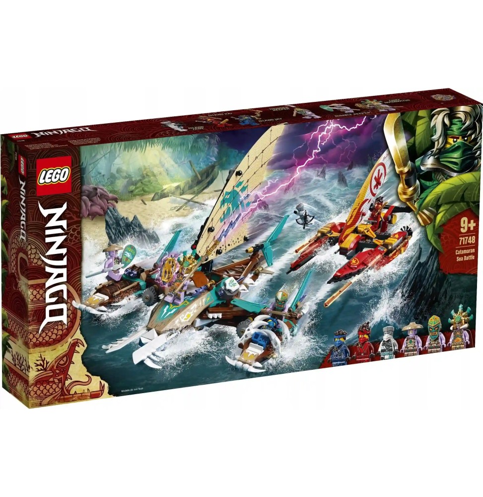 LEGO Ninjago Bătălia pe mare a catamaranelor 71748