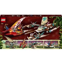 LEGO Ninjago Bătălia pe mare a catamaranelor 71748