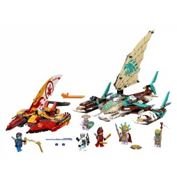 LEGO Ninjago Bătălia pe mare a catamaranelor 71748