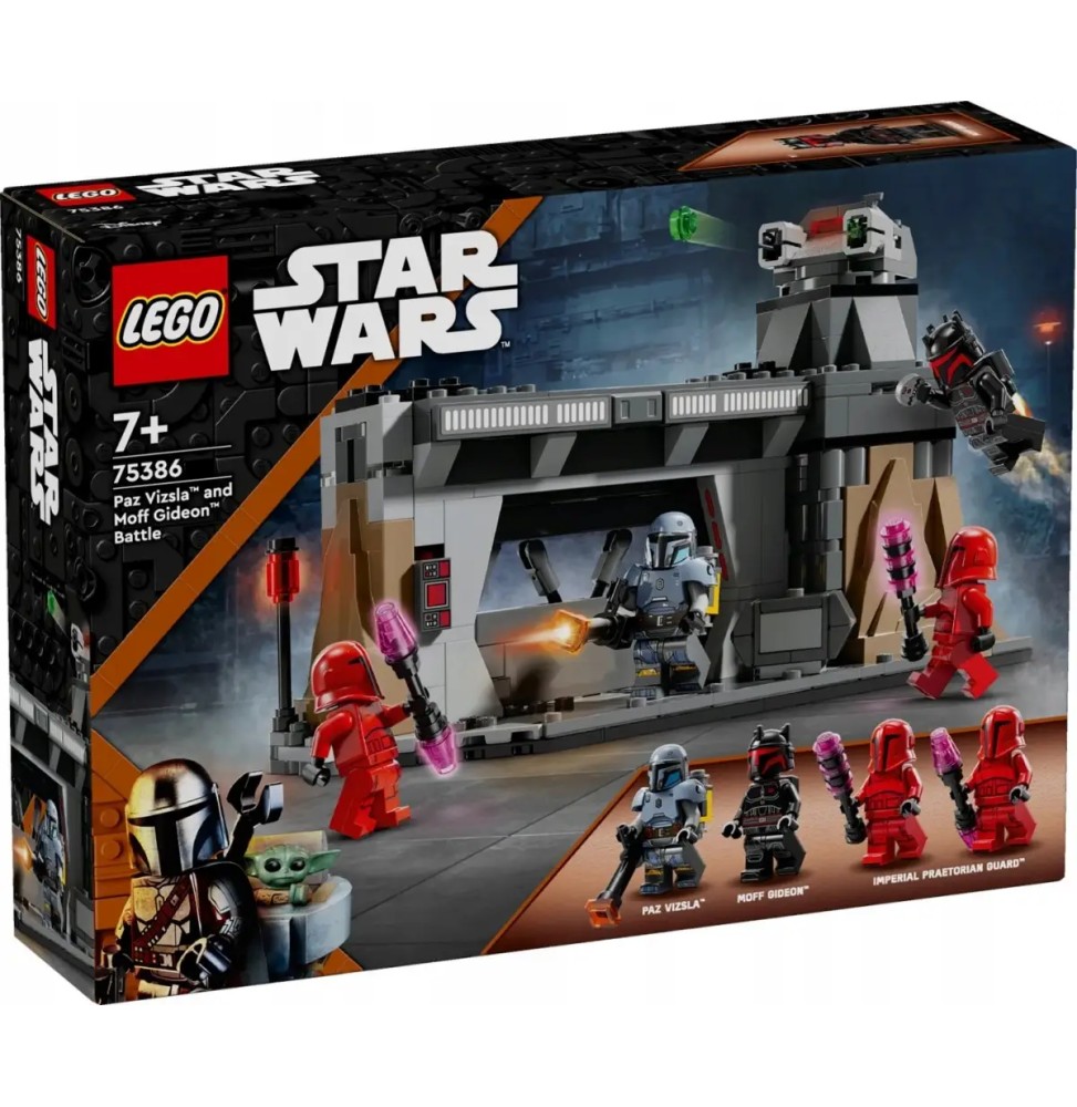 Set LEGO Star Wars 75386 Duelul lui Paz Vizsla