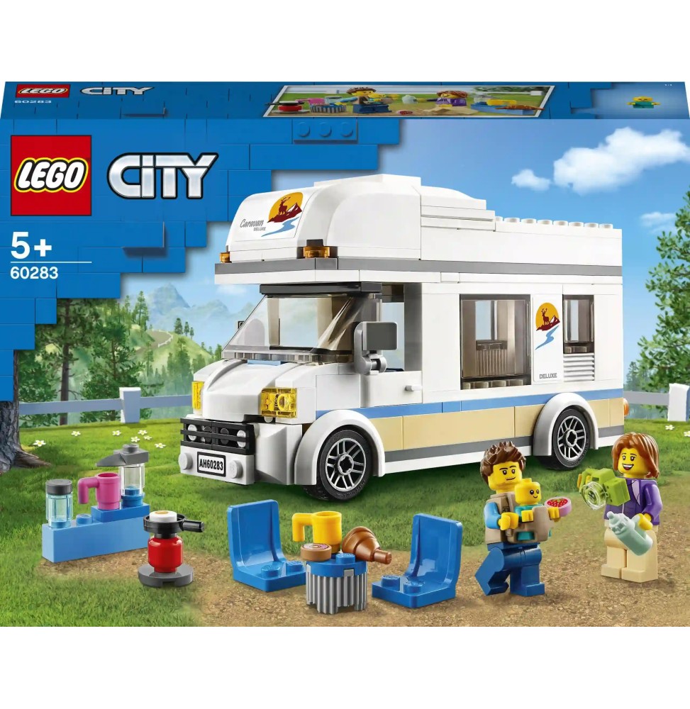 LEGO City camper de vacanță 60283 - distracție pentru copii