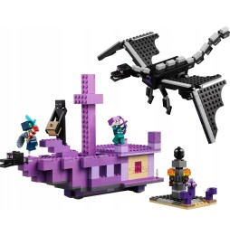 LEGO Minecraft Dragonul Kresului și Nava Kresului