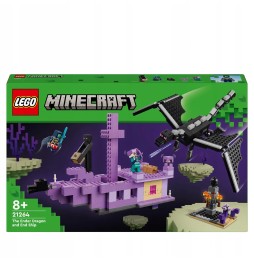 LEGO Minecraft Dragonul Kresului și Nava Kresului