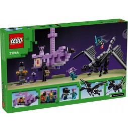 LEGO Minecraft Dragonul Kresului și Nava Kresului