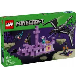 LEGO Minecraft Dragonul Kresului și Nava Kresului