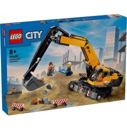 LEGO City - Excavatoră galbenă 60420 pentru copii