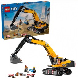 LEGO City - Excavatoră galbenă 60420 pentru copii