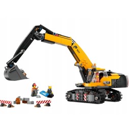 LEGO City - Excavatoră galbenă 60420 pentru copii