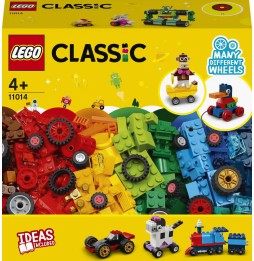 LEGO Classic 11014 Klocki na kołach dla dzieci