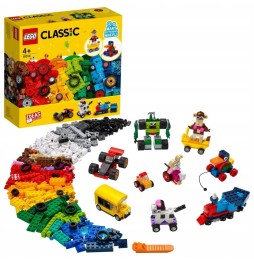 LEGO Classic 11014 Klocki na kołach dla dzieci