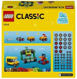 LEGO Classic 11014 Klocki na kołach dla dzieci