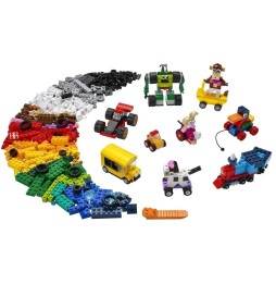 LEGO Classic 11014 Klocki na kołach dla dzieci