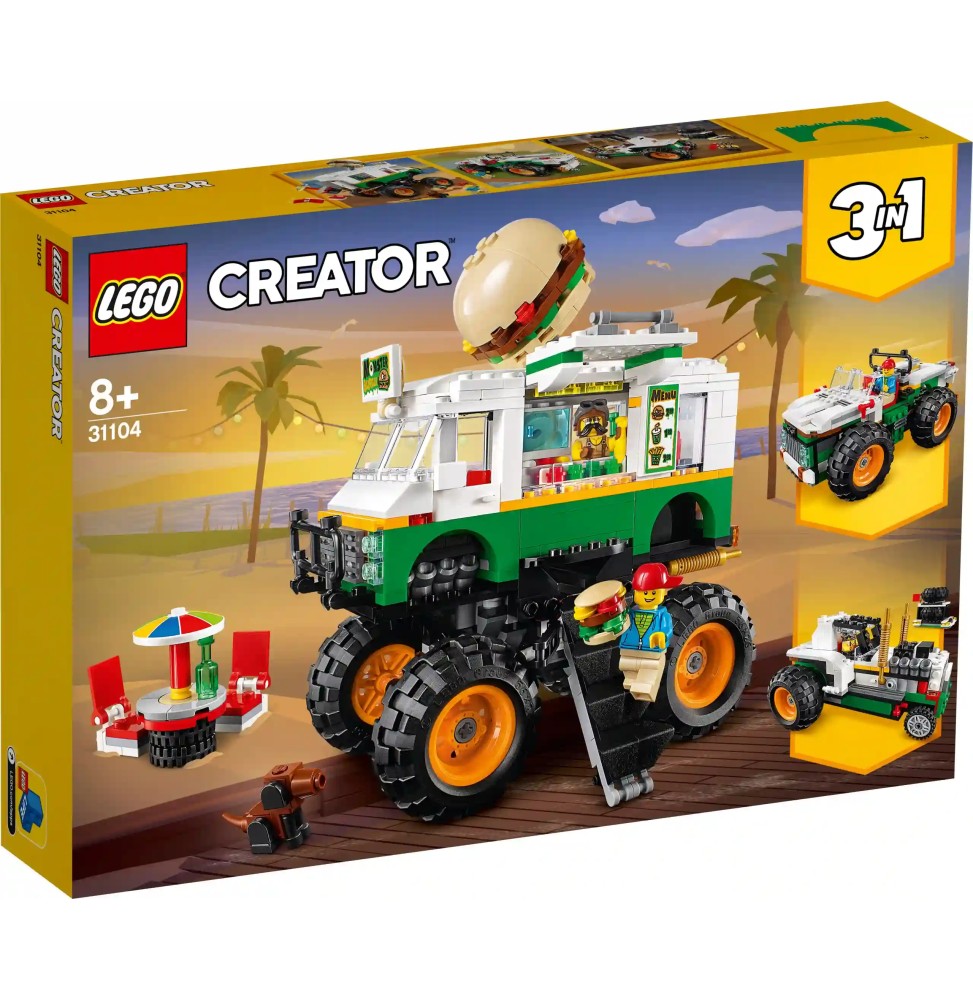 LEGO Creator 3 w 1 Monster truck z burgerami