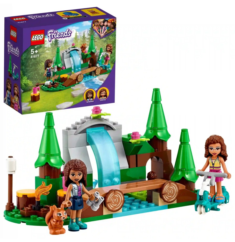 LEGO Friends 41677 Leśny wodospad - zabawa i przygoda