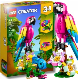 LEGO Creator egzotyczna różowa papuga 3w1