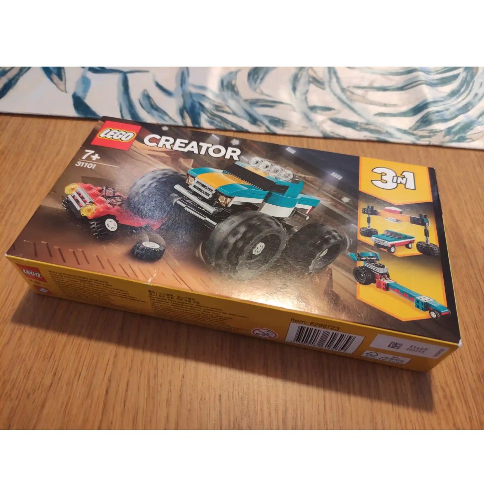 Lego 3w1 Creator Monster Truck 31101