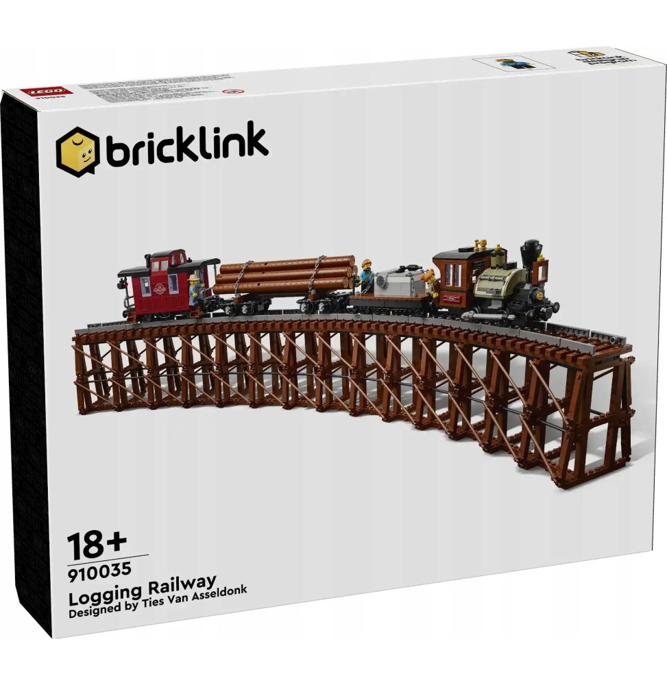 LEGO 910035 Bricklink cale ferată din lemn