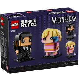 LEGO BrickHeadz 40750 Wednesday și Enid