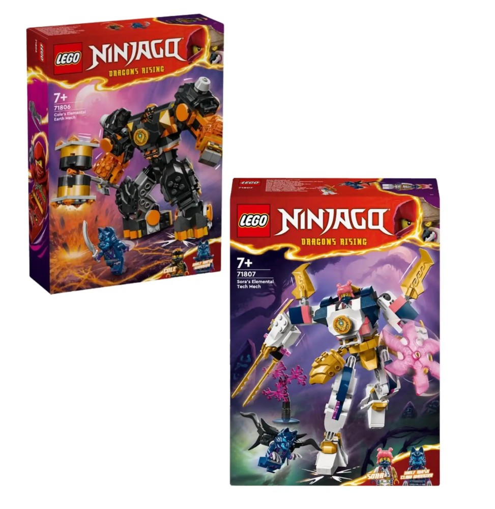 LEGO Ninjago Mech Cole și Sory 71806 71807