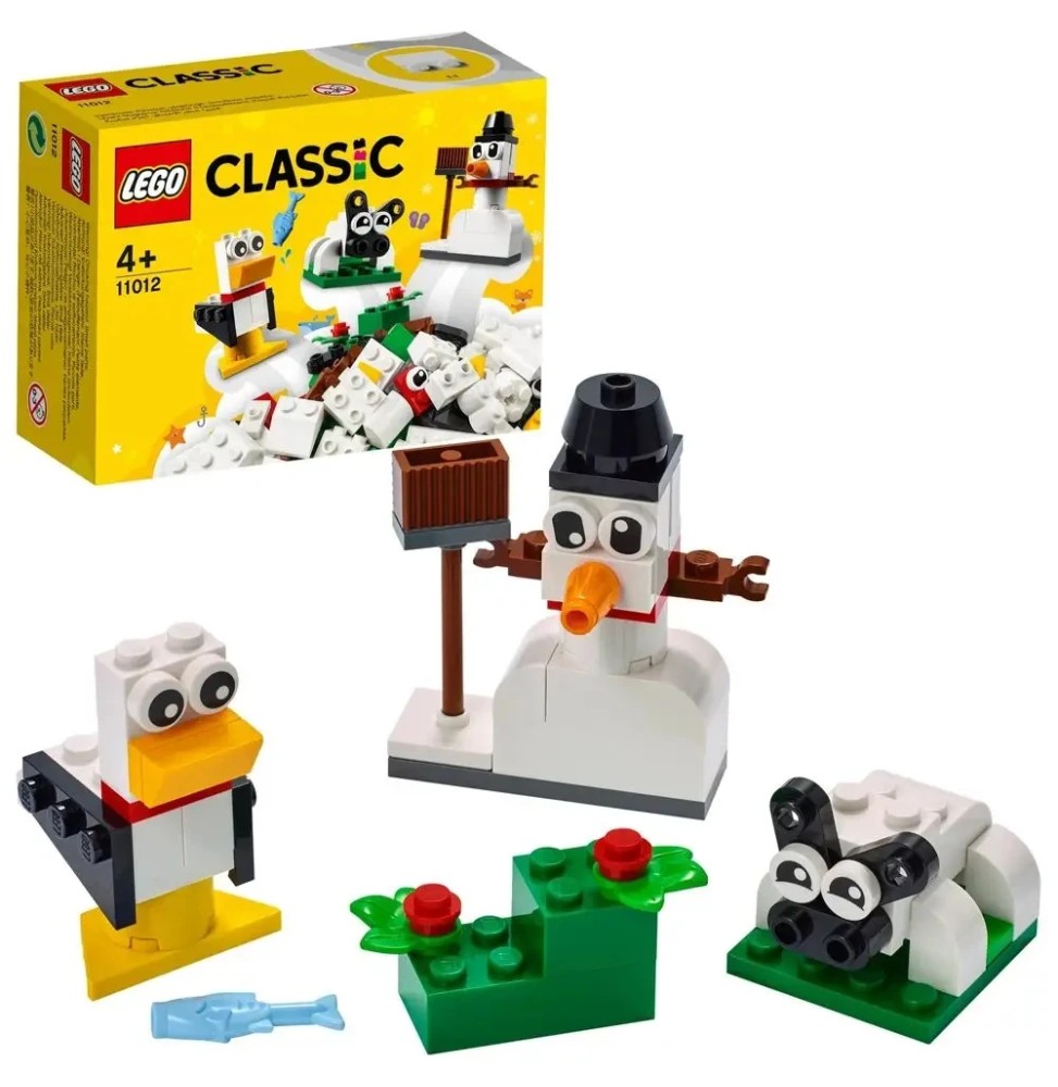 LEGO Classic 11012 Kreatywne białe klocki