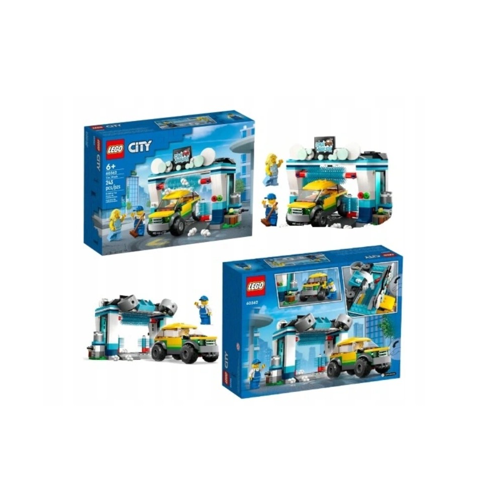 LEGO City Car Wash 60362 - Gift Set for Kids