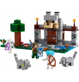 LEGO Minecraft 21261 Cetatea Lupilor pentru copii