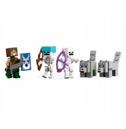 LEGO Minecraft 21261 Cetatea Lupilor pentru copii