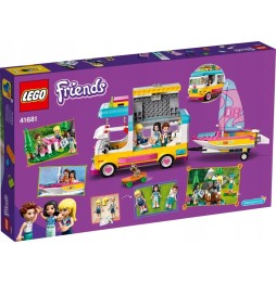 LEGO Friends microbuz de camping și velier 41681