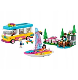 LEGO Friends microbuz de camping și velier 41681