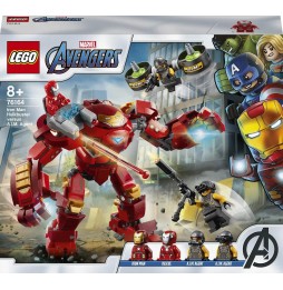 LEGO Hulkbuster Iron Man vs agenții A.I.M.