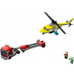 LEGO City 60343 Rescue Helicopter Tow Truck