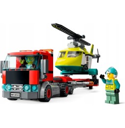 LEGO City 60343 Rescue Helicopter Tow Truck