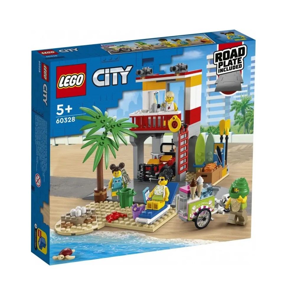 LEGO City Stanowisko ratownicze na plaży 60328