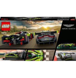 LEGO 76910 Aston Martin Valkyrie și Vantage GT3