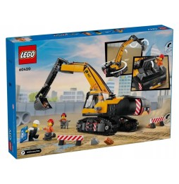 LEGO City - Excavatoră galbenă 60420 pentru copii