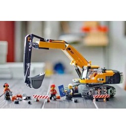 LEGO City - Excavatoră galbenă 60420 pentru copii