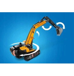 LEGO City - Excavatoră galbenă 60420 pentru copii