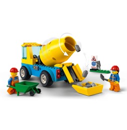 LEGO City 60325 Ciężarówka z betoniarką dla dzieci