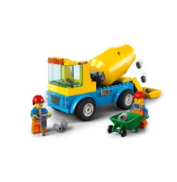 LEGO City 60325 Ciężarówka z betoniarką dla dzieci